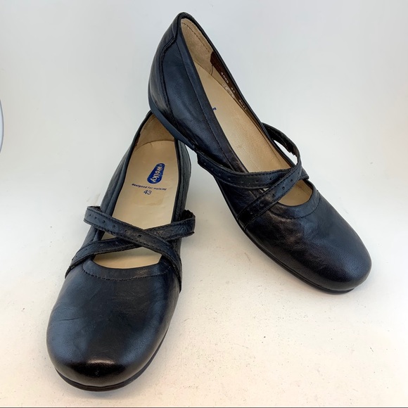 Wolky Shoes - Wolky Cusani Criss Cross Mary Janes Flats 43 12